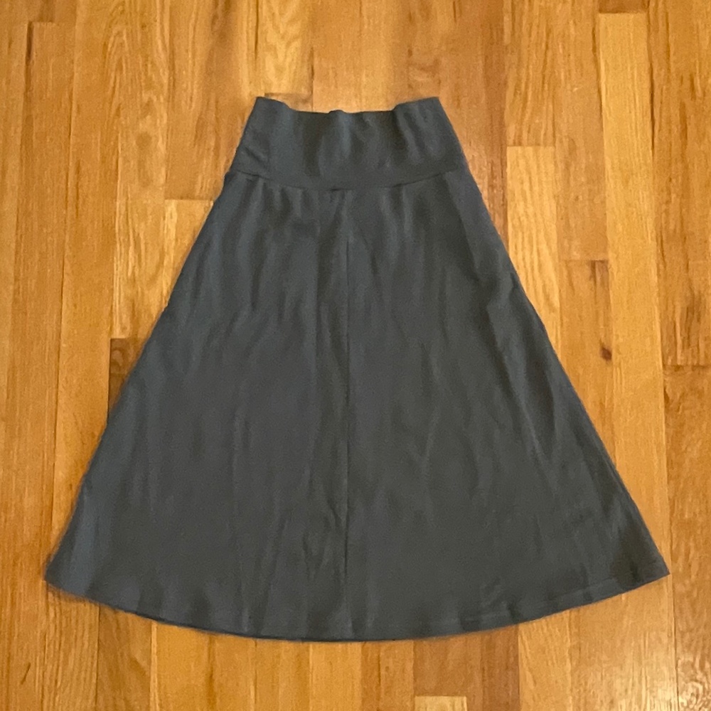 Urban Outfitters Grey/Green Flowy Skirt - Picture 5 of 5